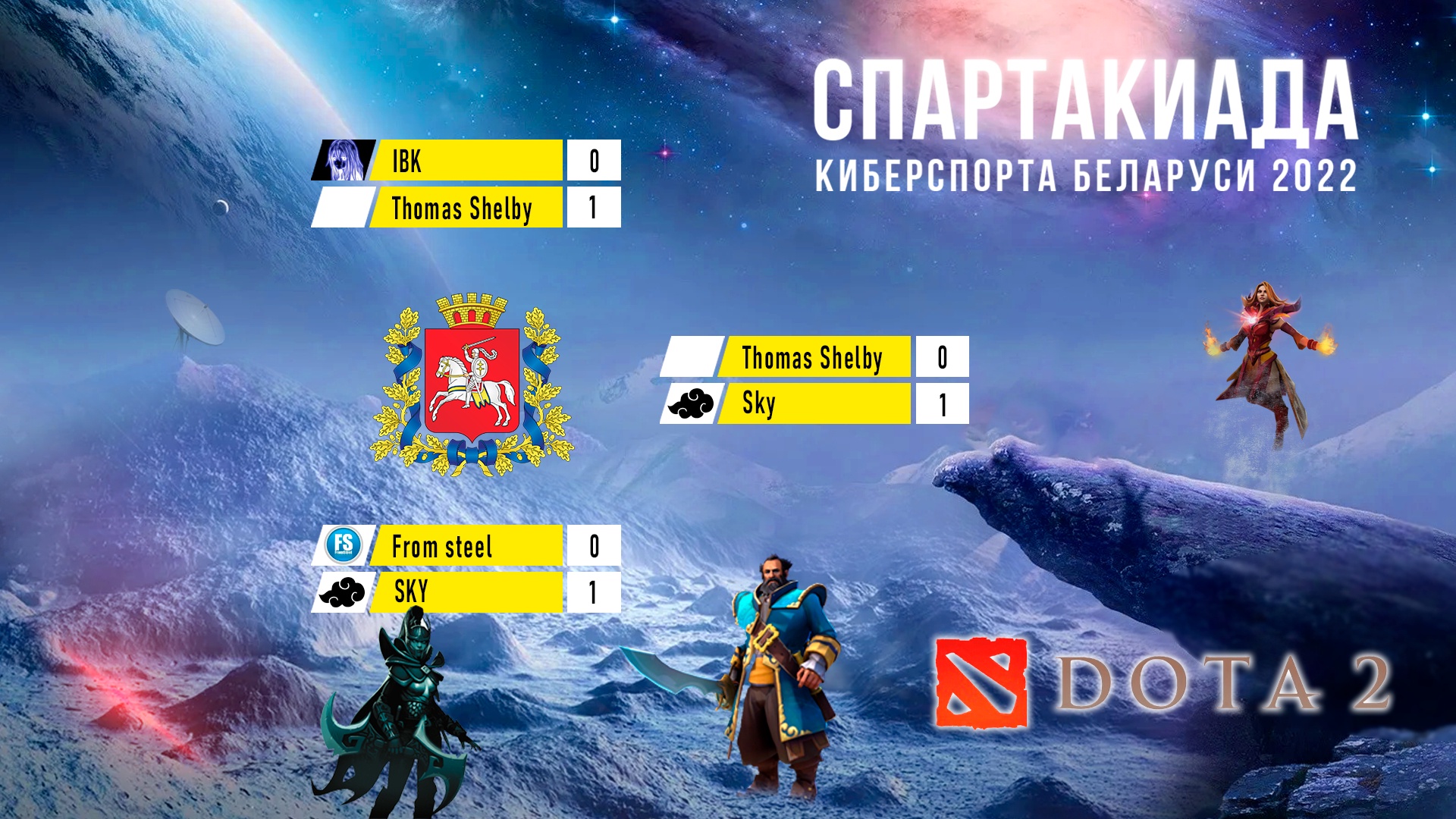 Sky стала чемпионом отборочного этапа Витебской области по Dota 2 на  Спартакиаде Киберспорта Беларуси | ProCyber.me