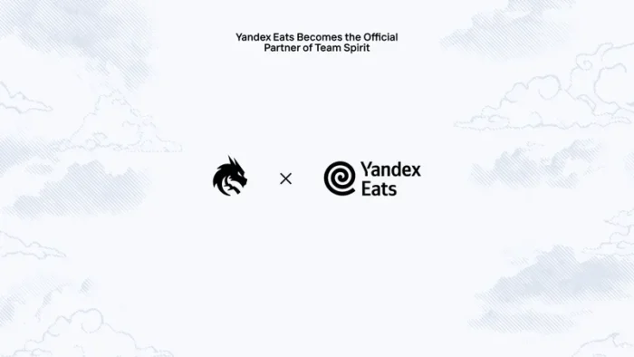 Team Spirit объявила о сотрудничестве с Yandex Eats