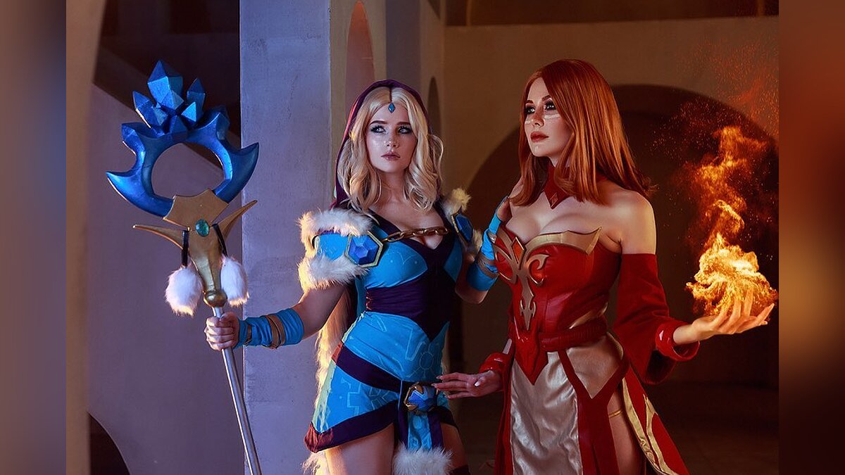 Lina vs. Crystal Maiden. Косплеи на кого горячее? | ProCyber.me