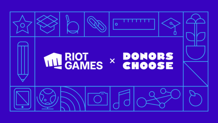 Riot Games и организация DonorsChoose объединят усилия в поддержке образования и киберспорта