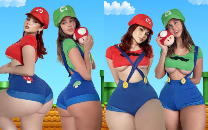 Девушки в легендарной униформе: самые горячие косплеи на Super Mario Bros