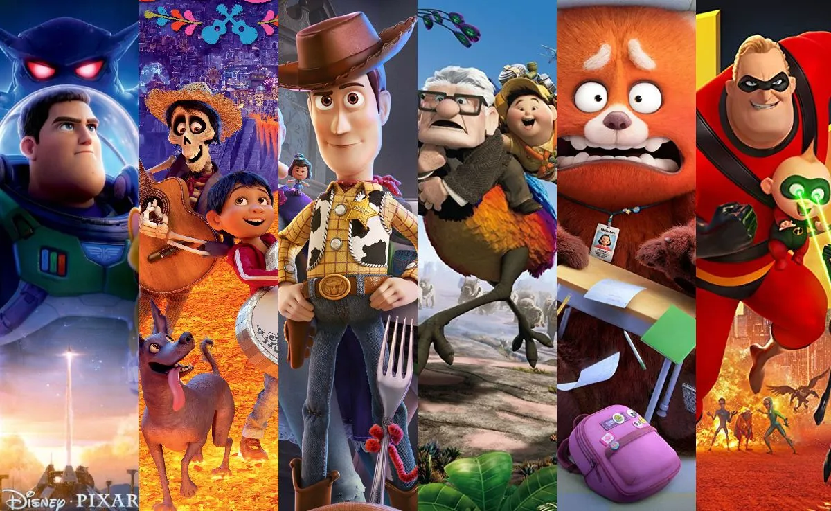 Злодеи Пиксар. Pixar characters.