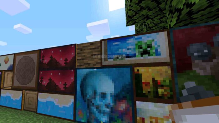 Как получить новые картины в Minecraft