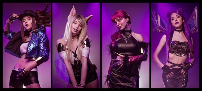 Самые притягательные и мелодичные! Косплей на группу KDA из вселенной League of Legends