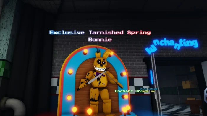 Как получить Tarnished Spring Bonnie в Five Nights TD