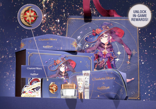 Появилась косметика от Genshin Impact в коллаборации с брендом Charlotte Tilbury. Моне бы понравилось!