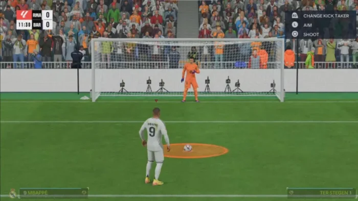 EA FC 25 — Как реализовать пенальти