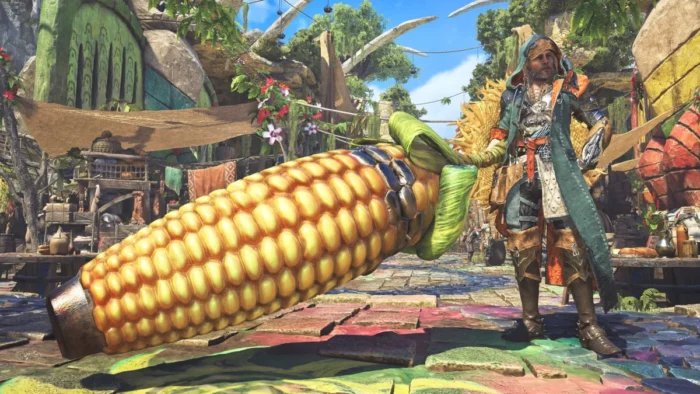 В Monster Hunter Wilds появится оружие в виде гигантской кукурузы