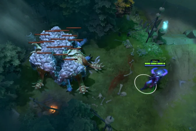 Dota 2 — Как правильно стакать лагеря крипов